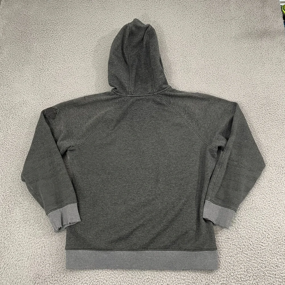The North Face Tech Sherpa Lined Full Zip Men M Gray Outdoor Gorpcore Hoodie‎